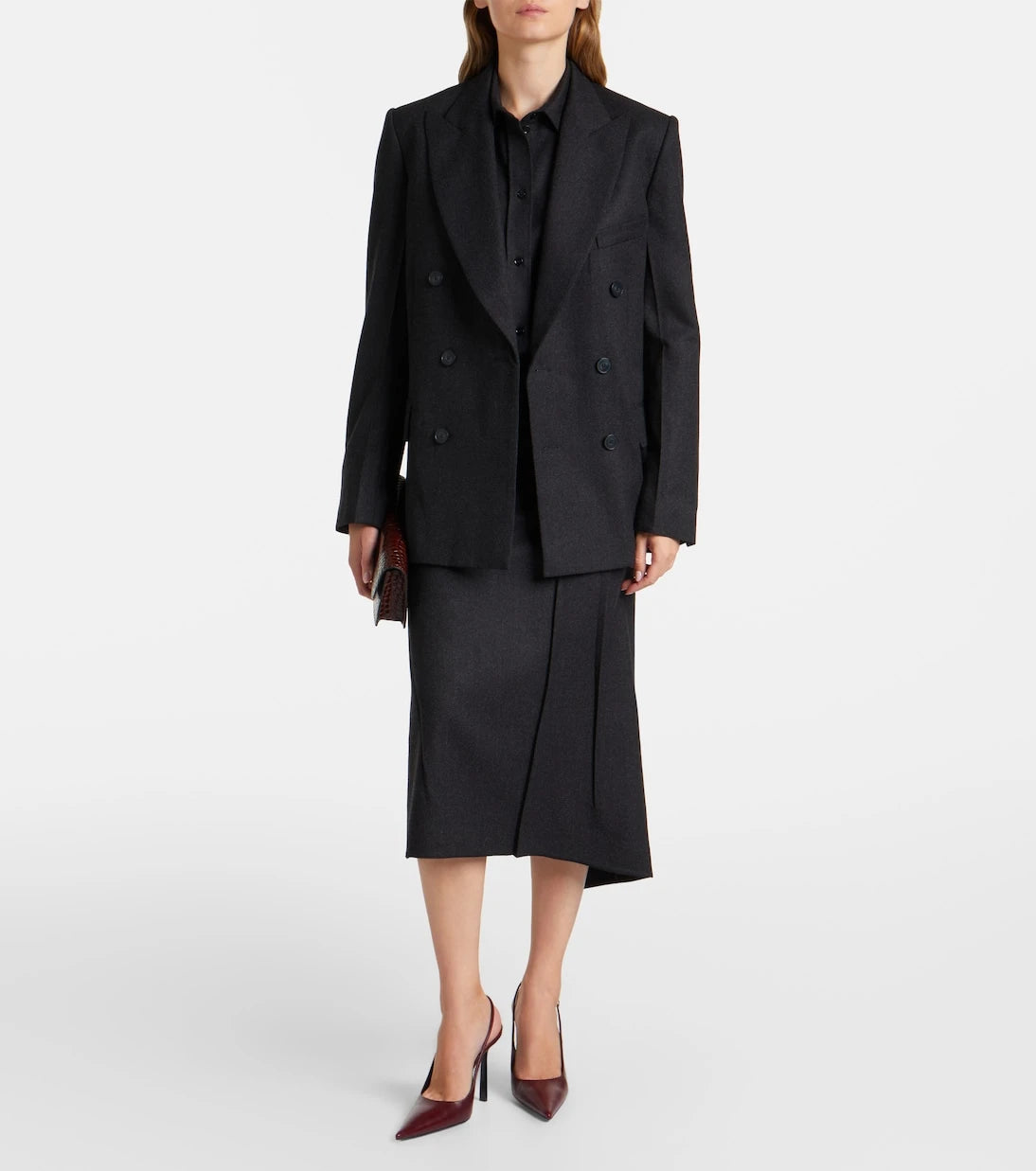 Victoria Beckham - Ellys wool flannel shirt
