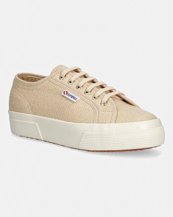 Superga 2740 PLATFORM RAFFIA düşük kesim kadın sneaker