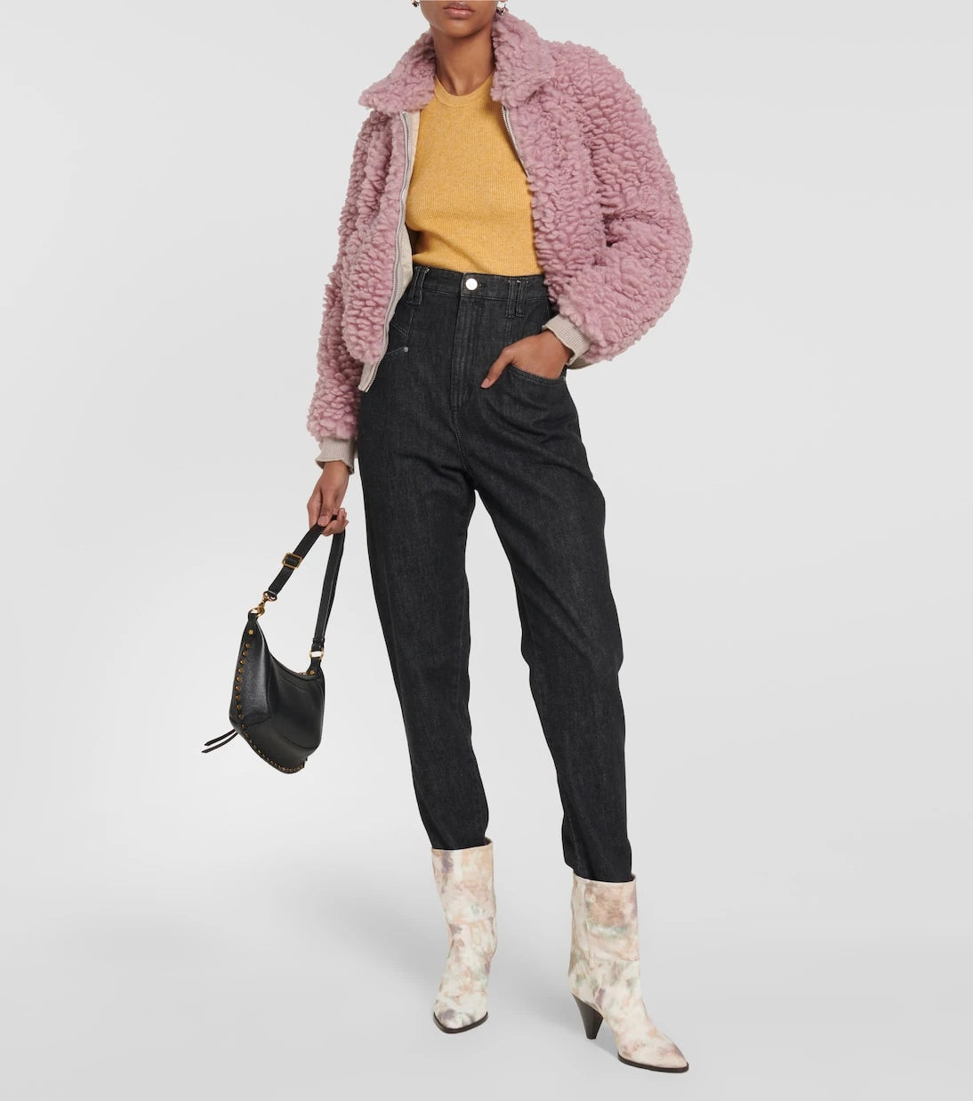 Isabel Marant - Rouxa printed canvas ankle boots
