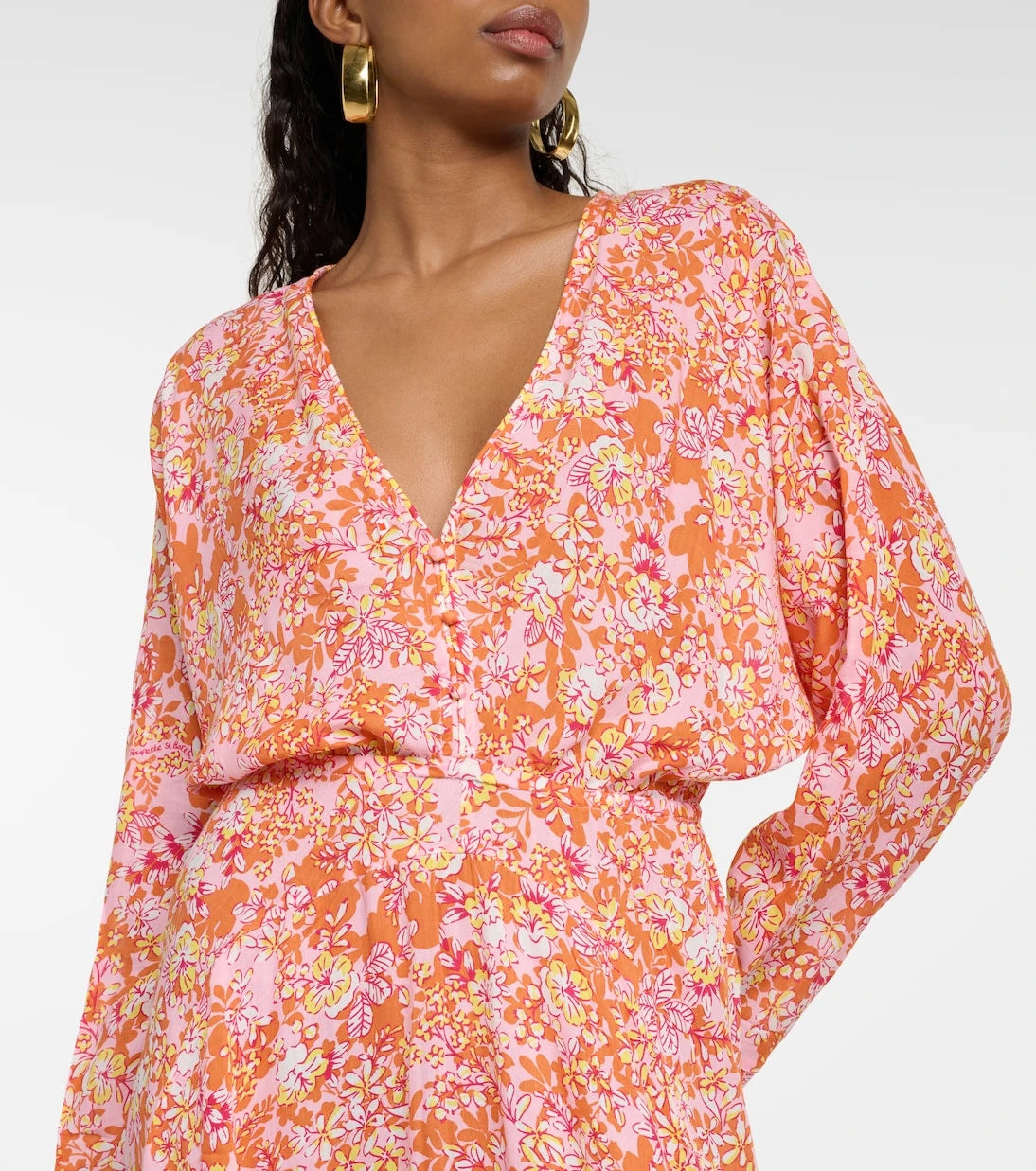 Poupette St Barth - Ilona floral midi dress