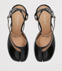 Leather Tabi Pump Sandals 80