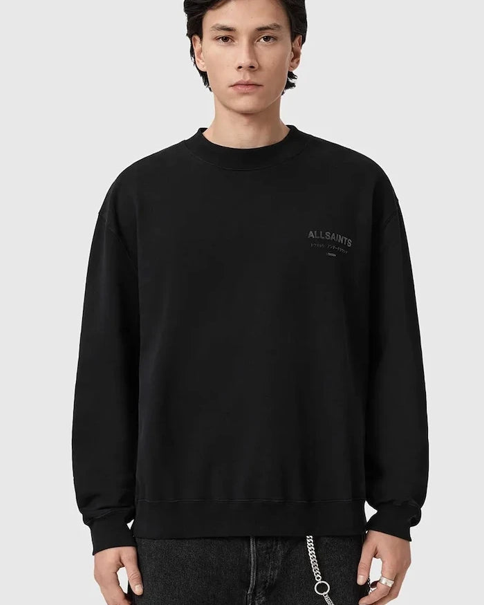 AllSaints XANDER Pamuklu Kapüşonlu Sweatshirt