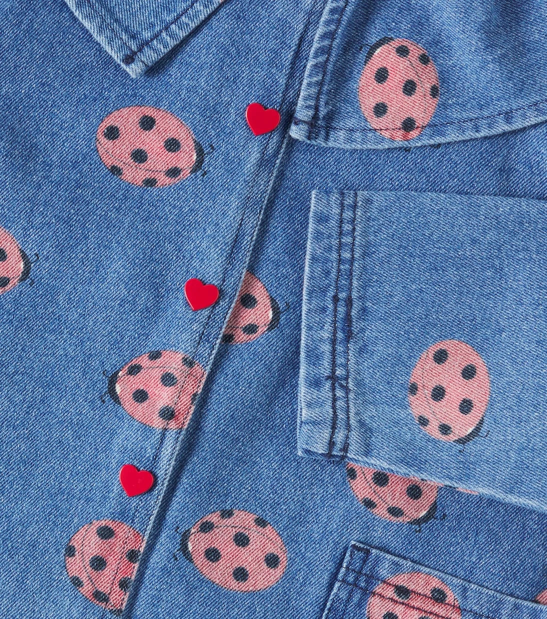 Konges Sløjd - Magot printed denim shirt