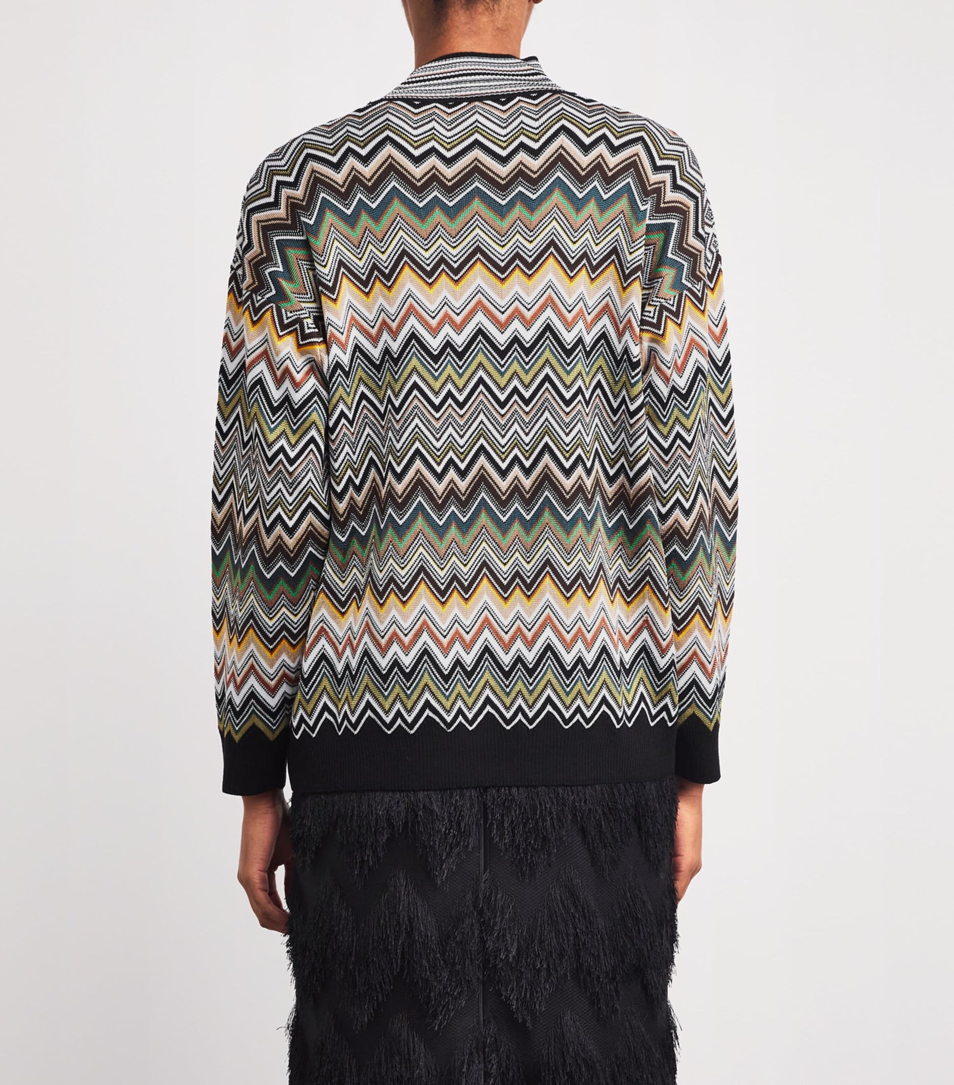 Missoni Multi Zigzag High-Neck Sweater