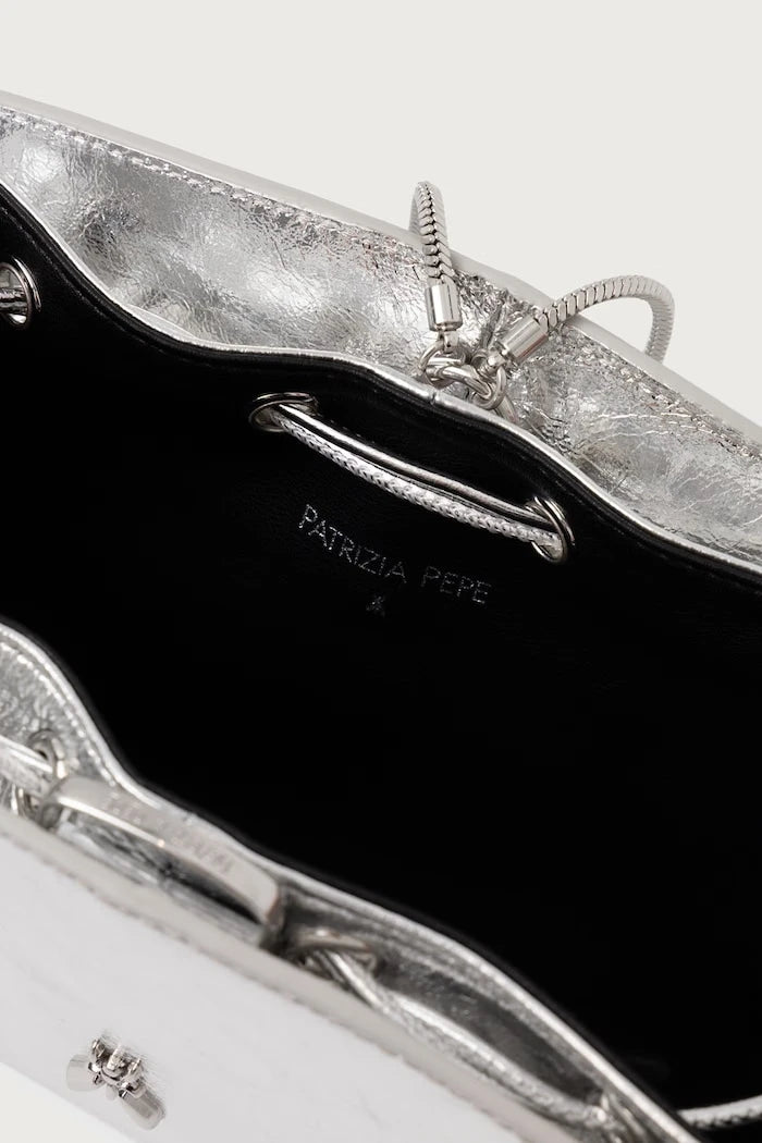 Patrizia Pepe kadın deri clutch