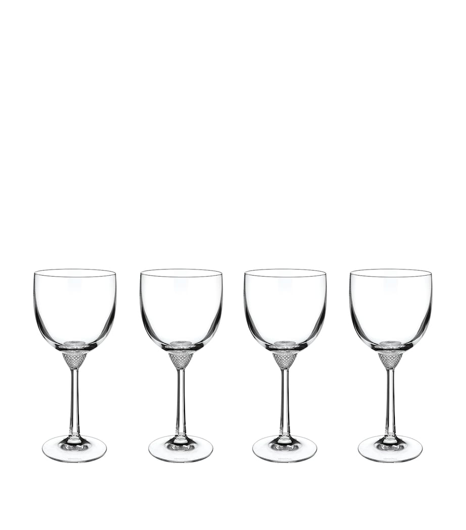 Set of 4 Crystal Octavie Water Glasses (300ml)