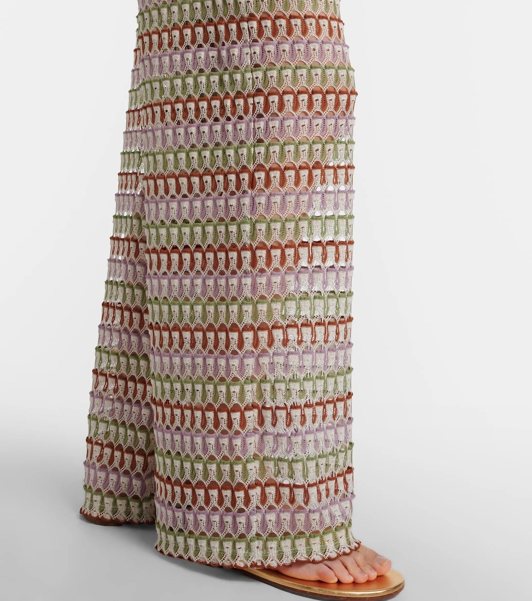 Veronica Beard - Fatima crochet wide-leg pants