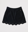 Chloé Kids Velvet Embroidered Skirt (6-12 Years)