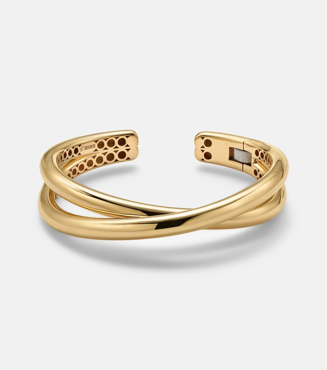 Engelbert - Infinity Loop Medium 18kt gold cuff bracelet