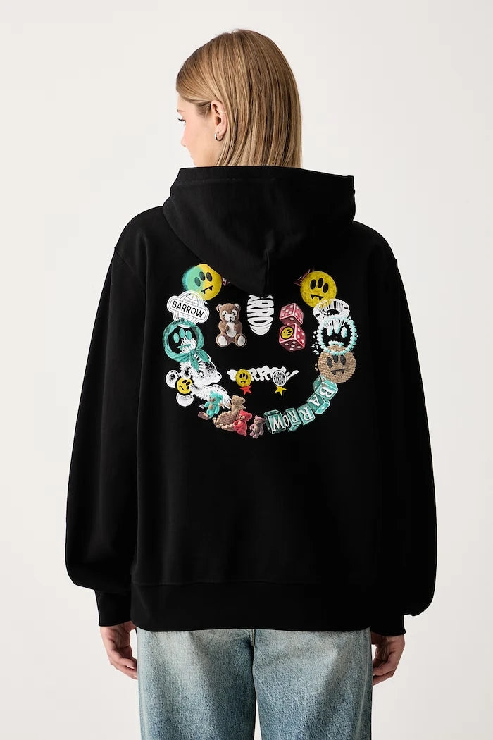Pamuklu kapüşonlu sweatshirt