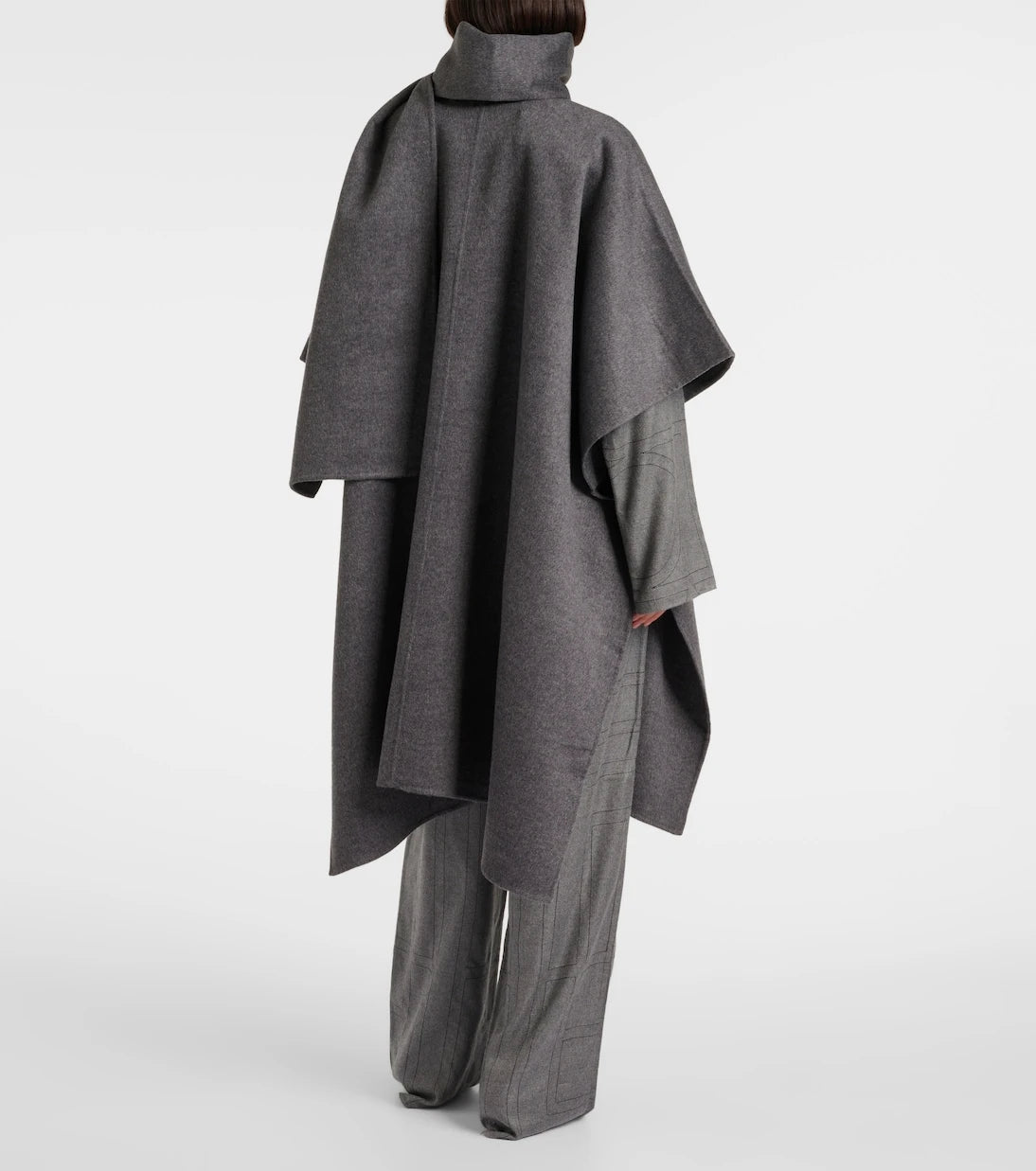 Toteme - Doublé scarf wool coat
