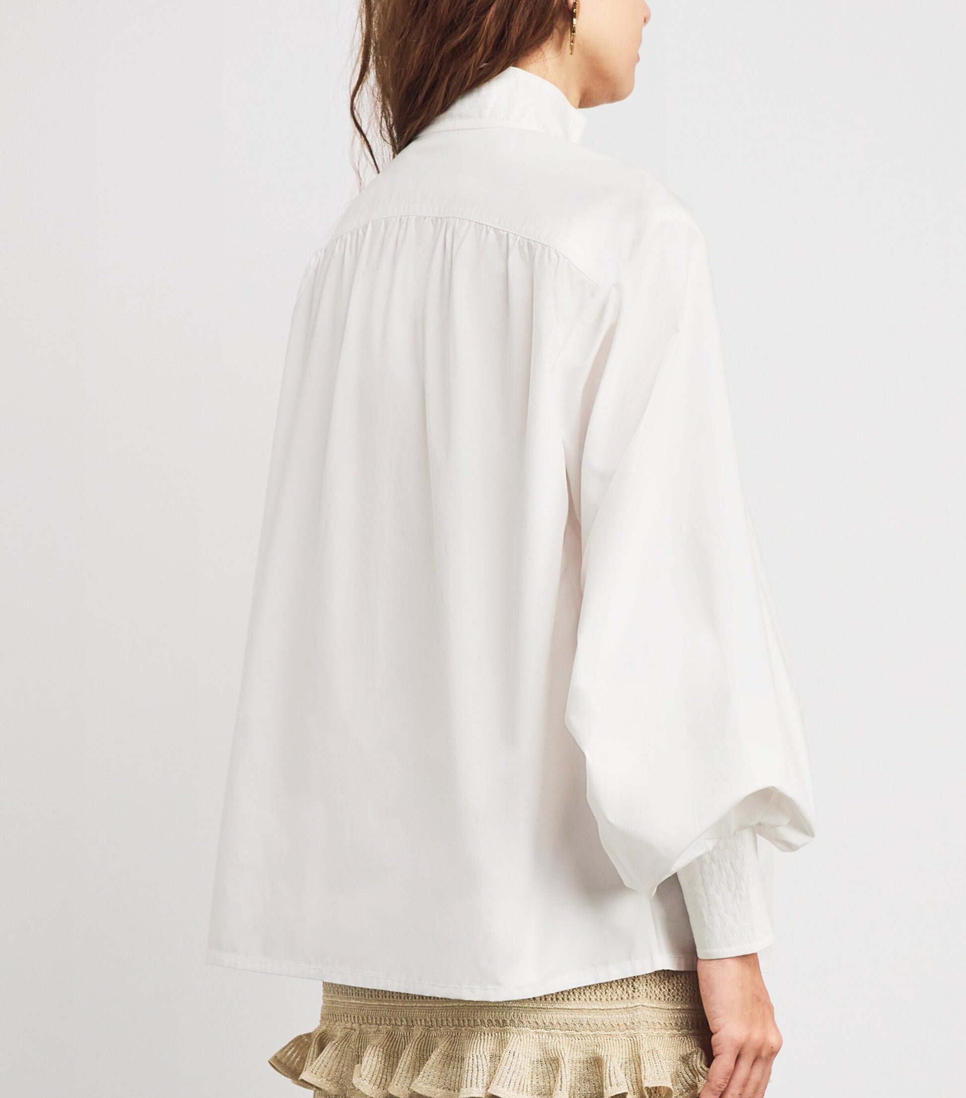 Nude Utility Billow Blouse