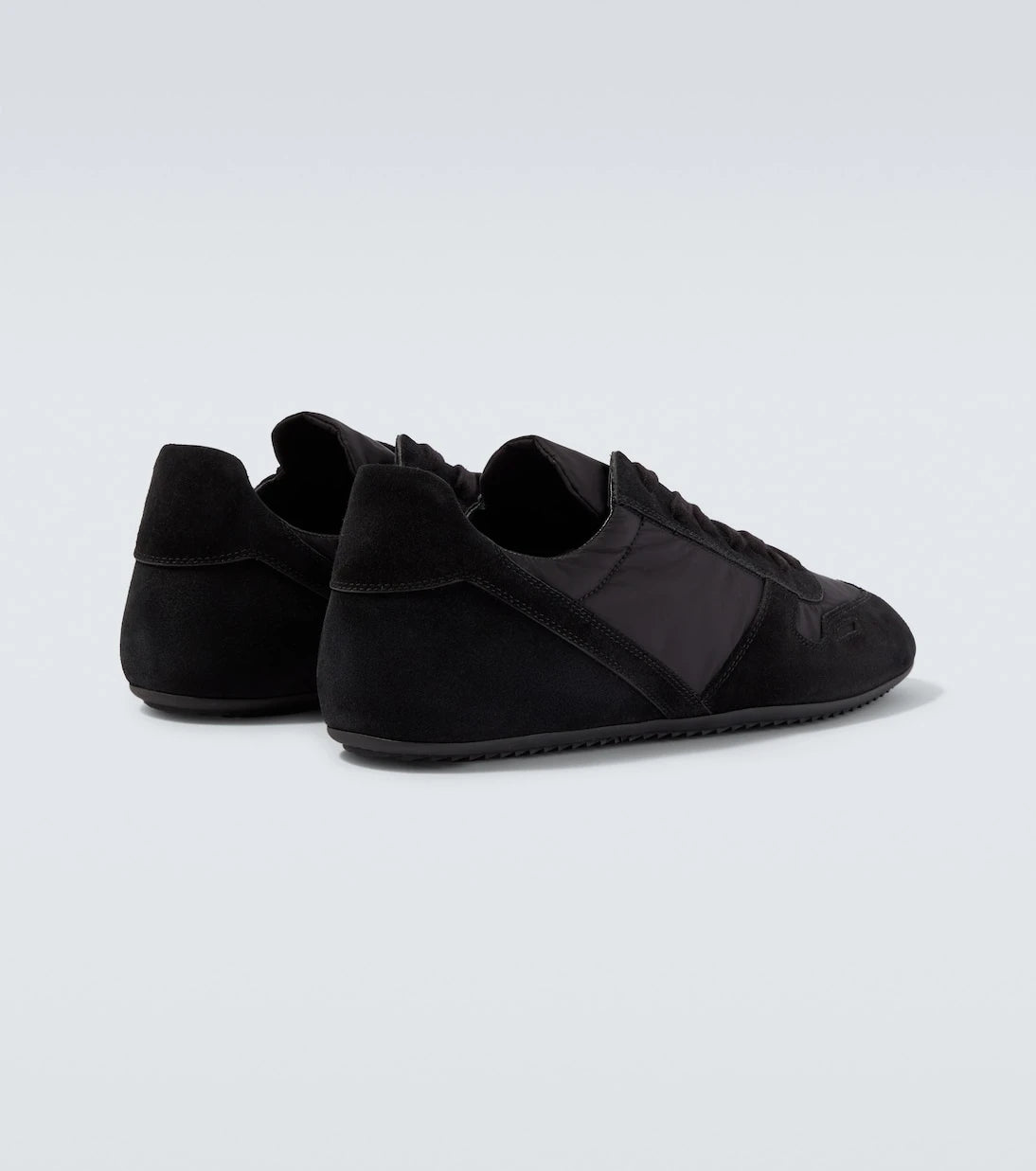 Rick Owens - Minimal Sneaks suede-trimmed sneakers