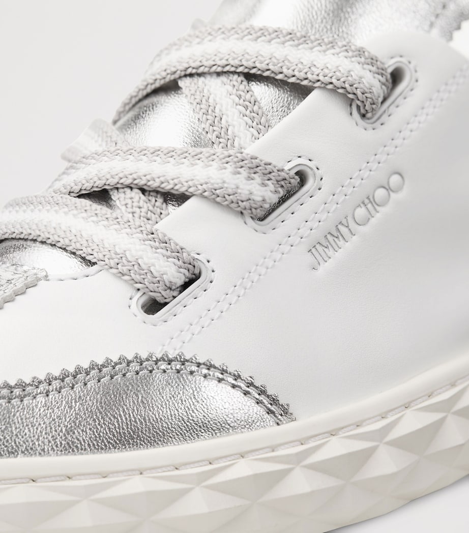 Jimmy Choo Silver Diamond Light Flex F Sneakers