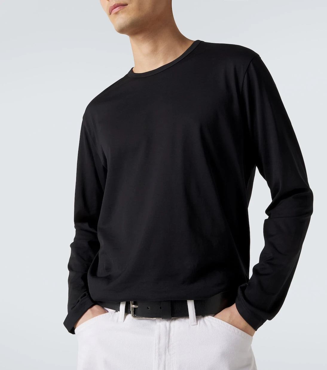 Sunspel - Classic long sleeve cotton T-shirt