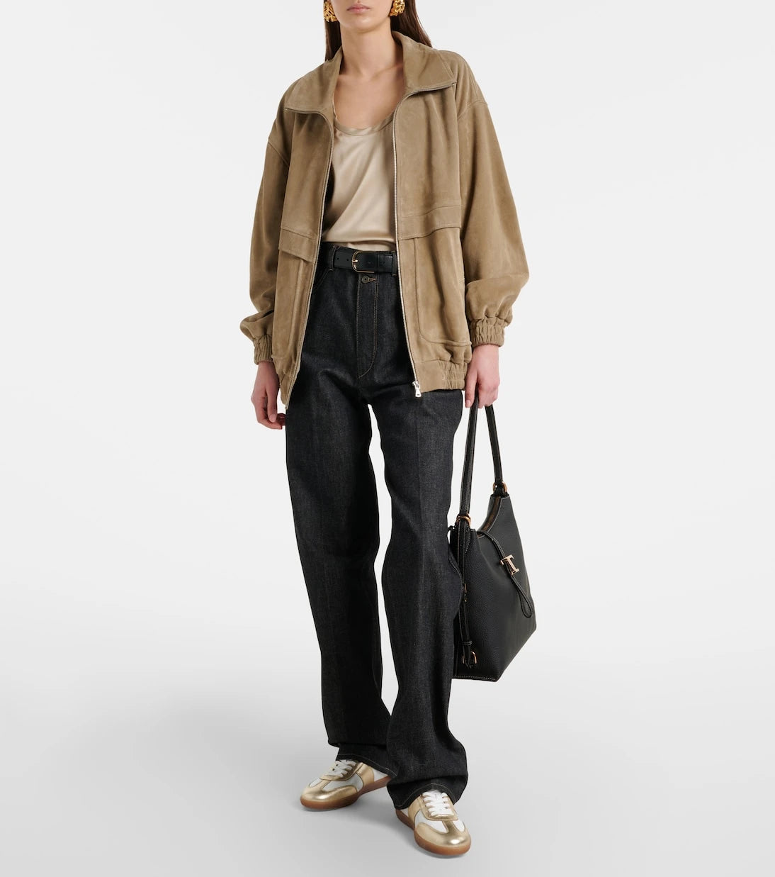 Tod's - Metallic leather sneakers