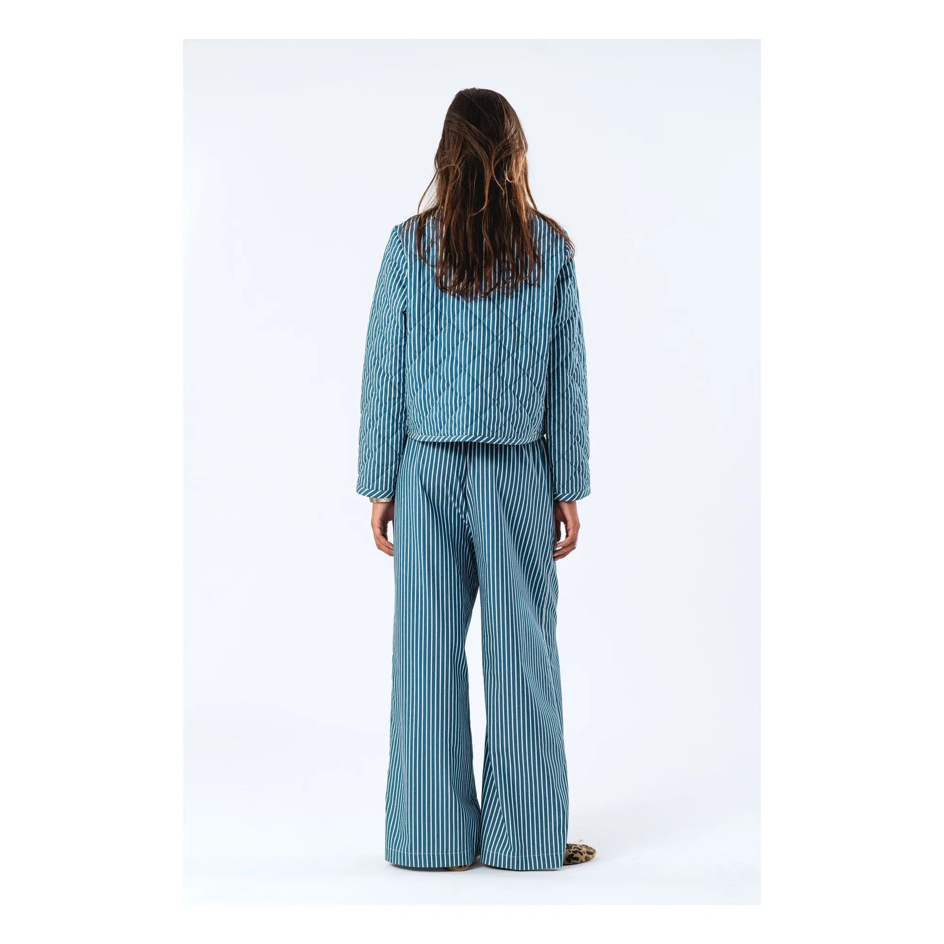 Lollys Laundry - Emilia Stripes Jacket | Blue