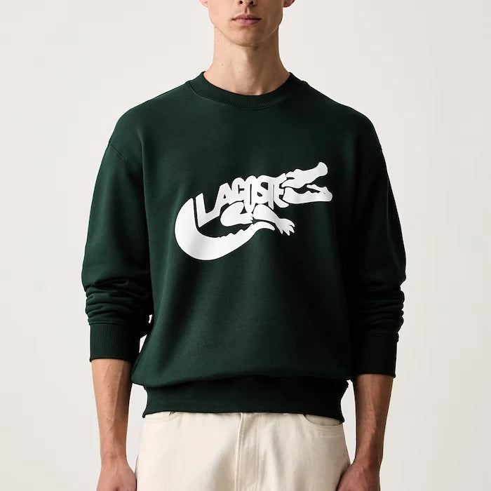Lacoste erkek pamuklu sweatshirt