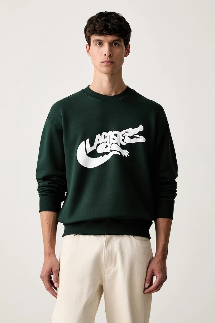 Lacoste erkek pamuklu sweatshirt