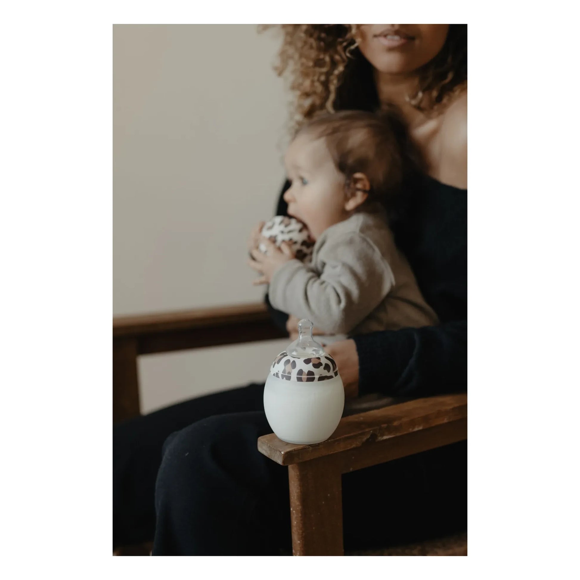 Elhée - Graouu medical silicone bottle and physiological teat | Camel