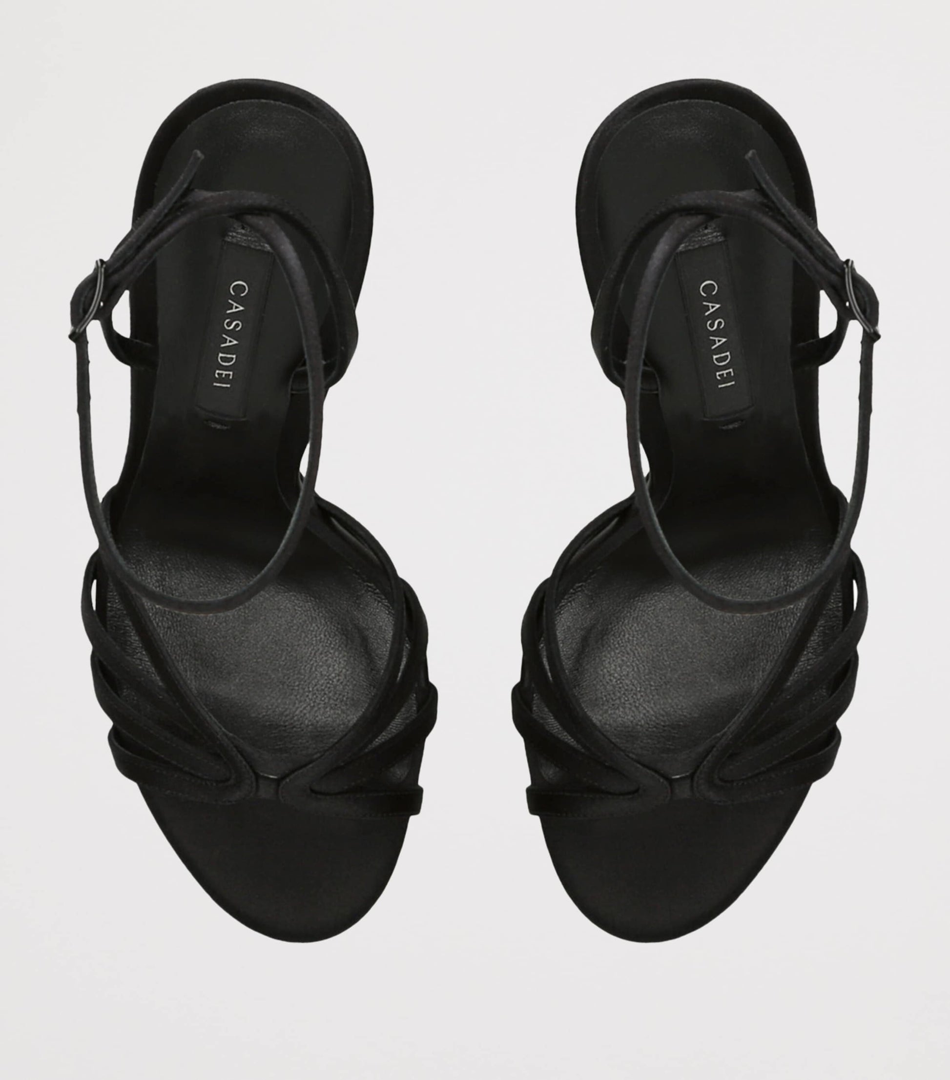 Satin Julia Heeled Sandals 100