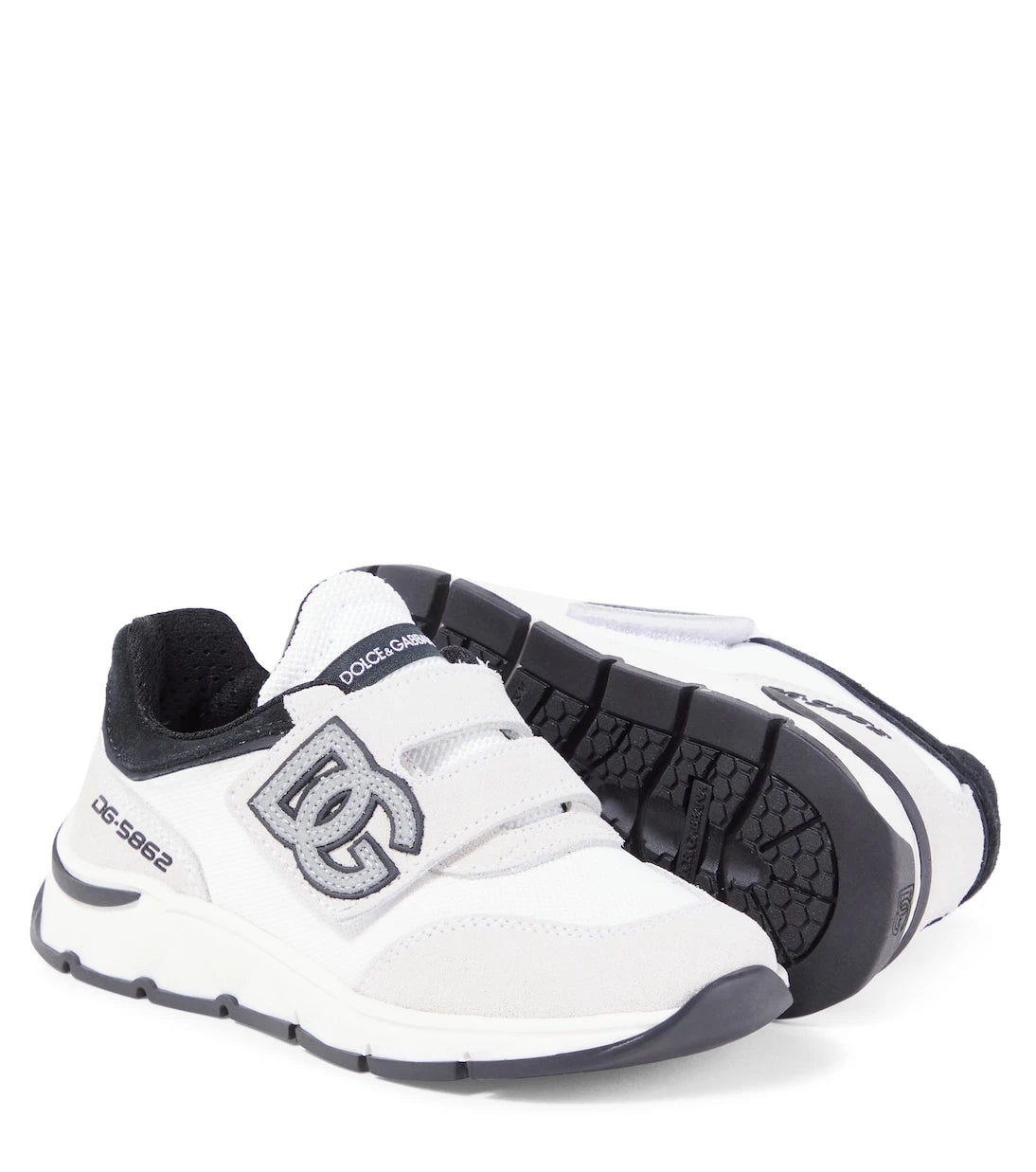 Dolce&Gabbana Kids - DG Running suede sneakers