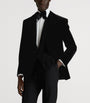 Dunhill Black Supima Cotton Velvet Evening Suit Jacket