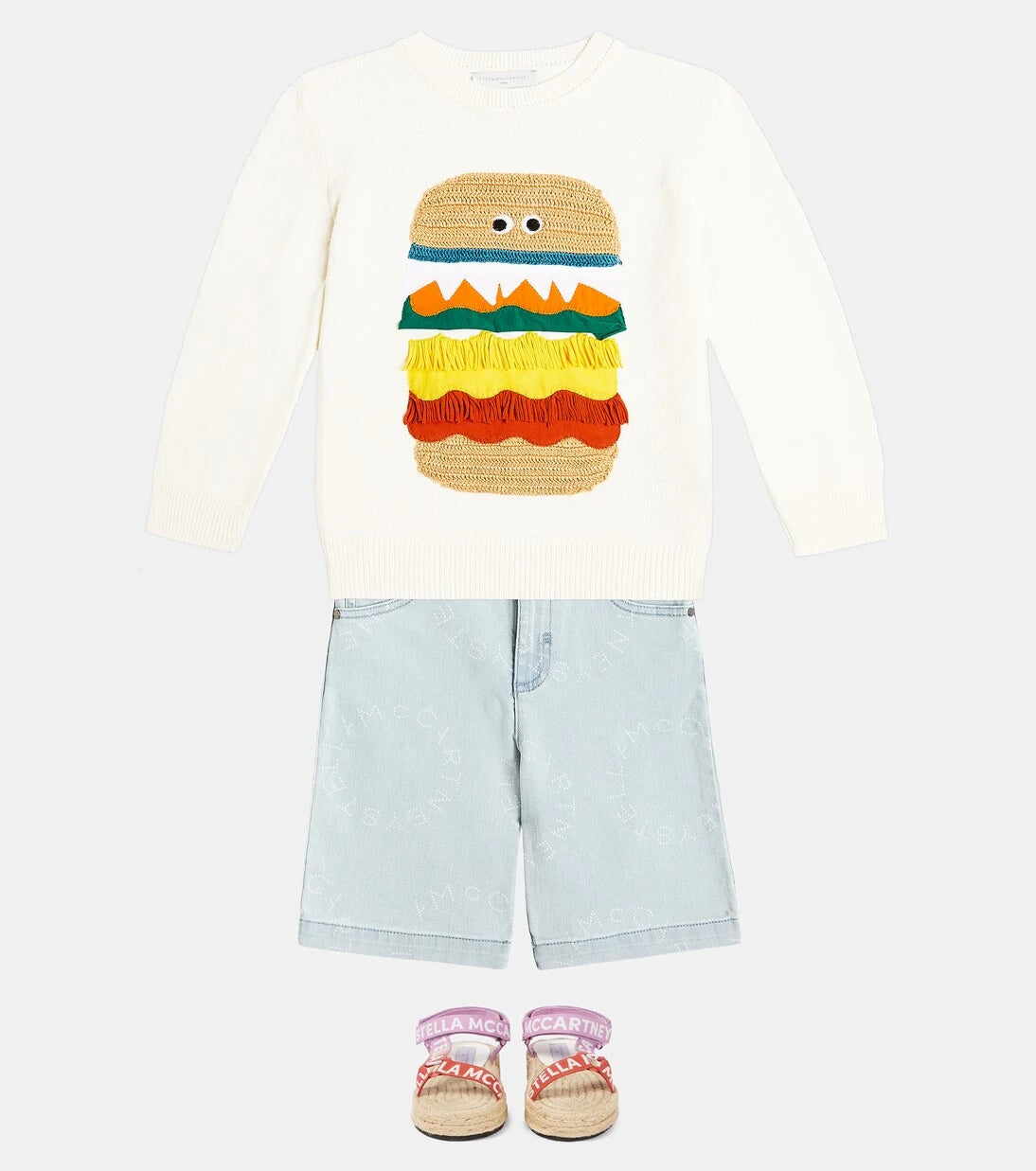 Stella McCartney Kids - Intarsia cotton sweater