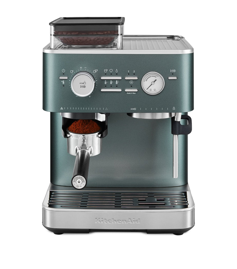 Semi Automatic Espresso Machine with Burr Grinder