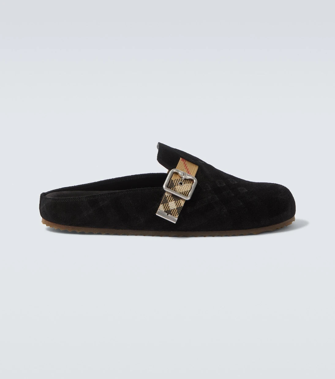 Burberry - Urchin suede clogs