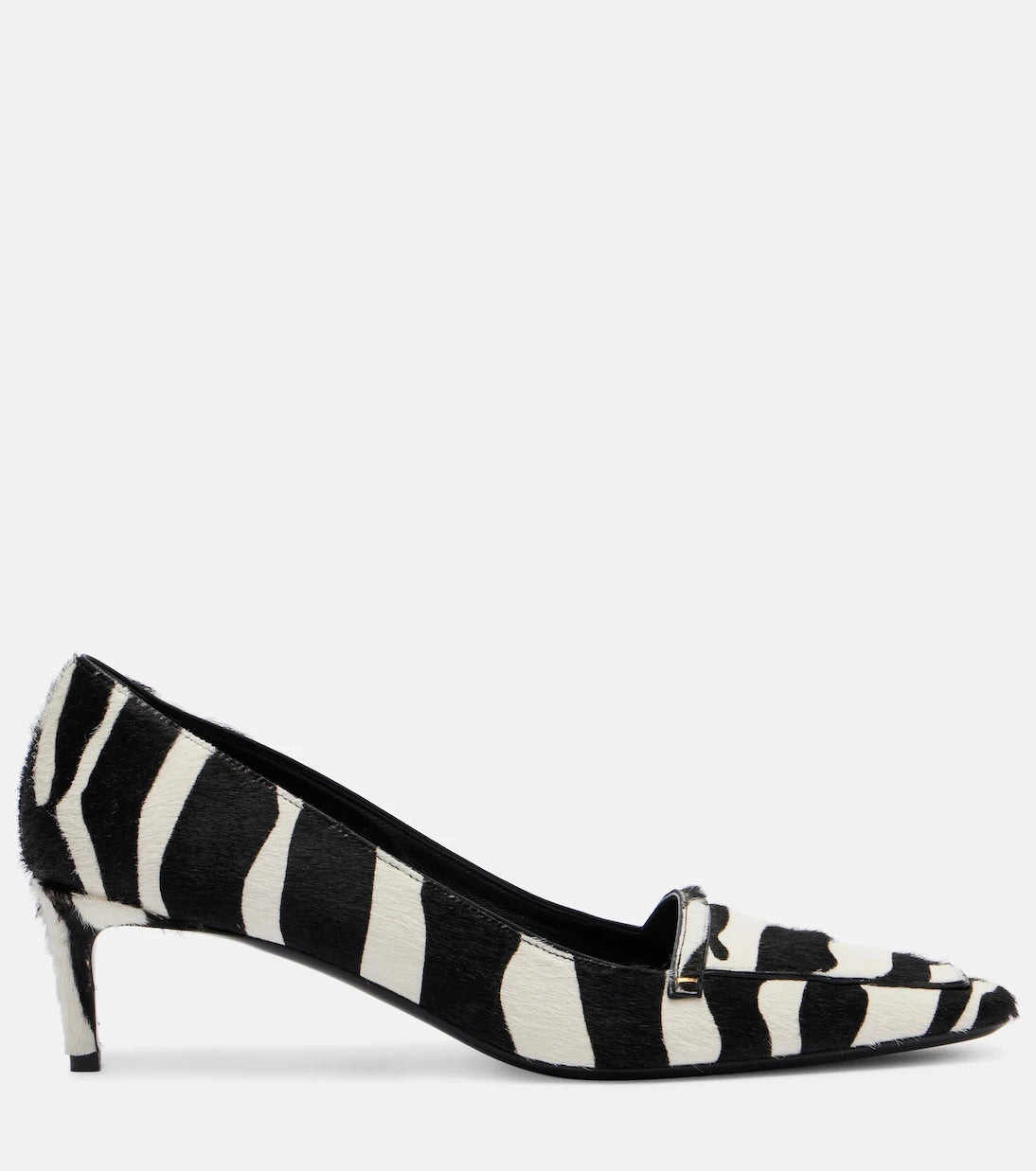 Khaite - Celia 50 zebra-print calf hair pumps