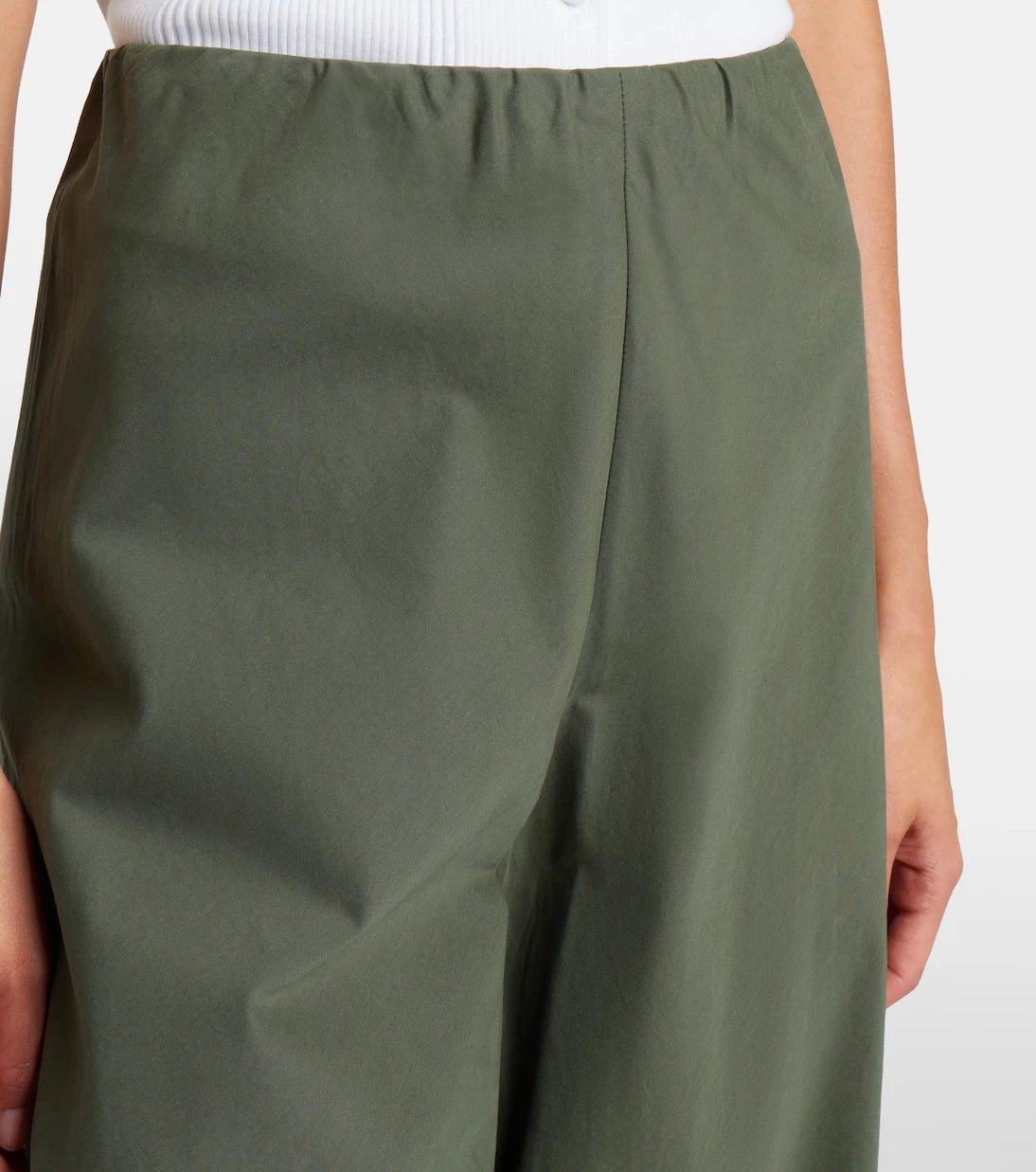 Vince - Colette cotton twill wide-leg pants