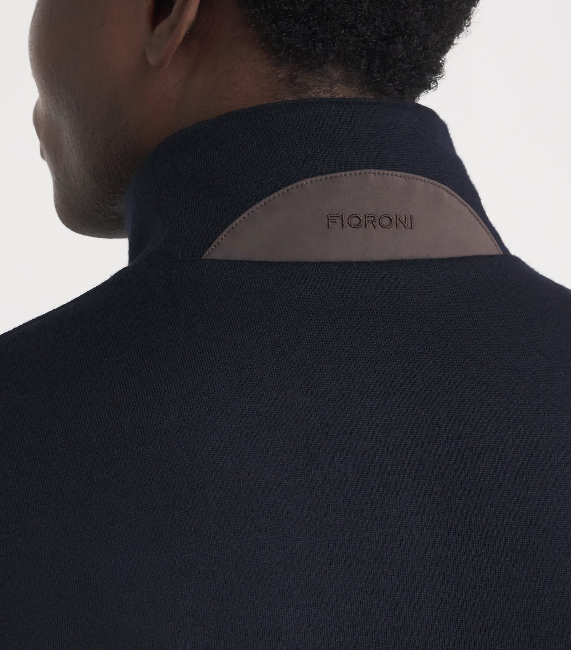 Fioroni Cashmere Beige Virgin Wool Reversible Bomber Jacket