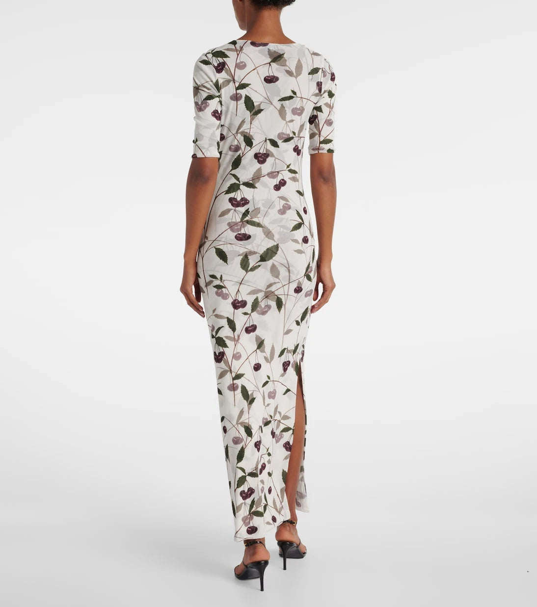 Stella McCartney - Printed mesh jersey maxi dress
