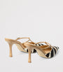 Jimmy Choo Black x Conner Ives Gloria Zebra Mules 85