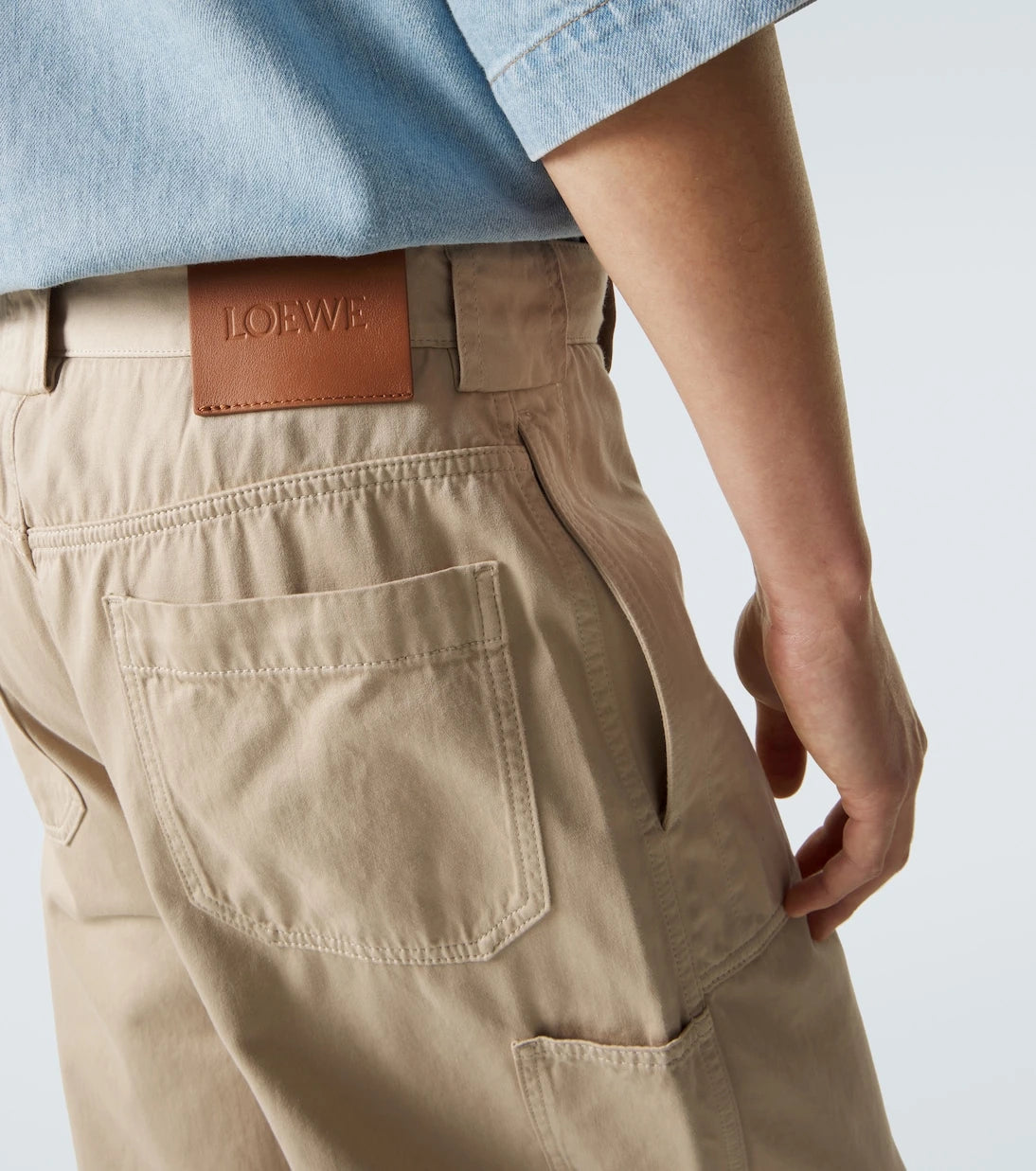 Loewe - Paula's Ibiza cotton canvas straight pants