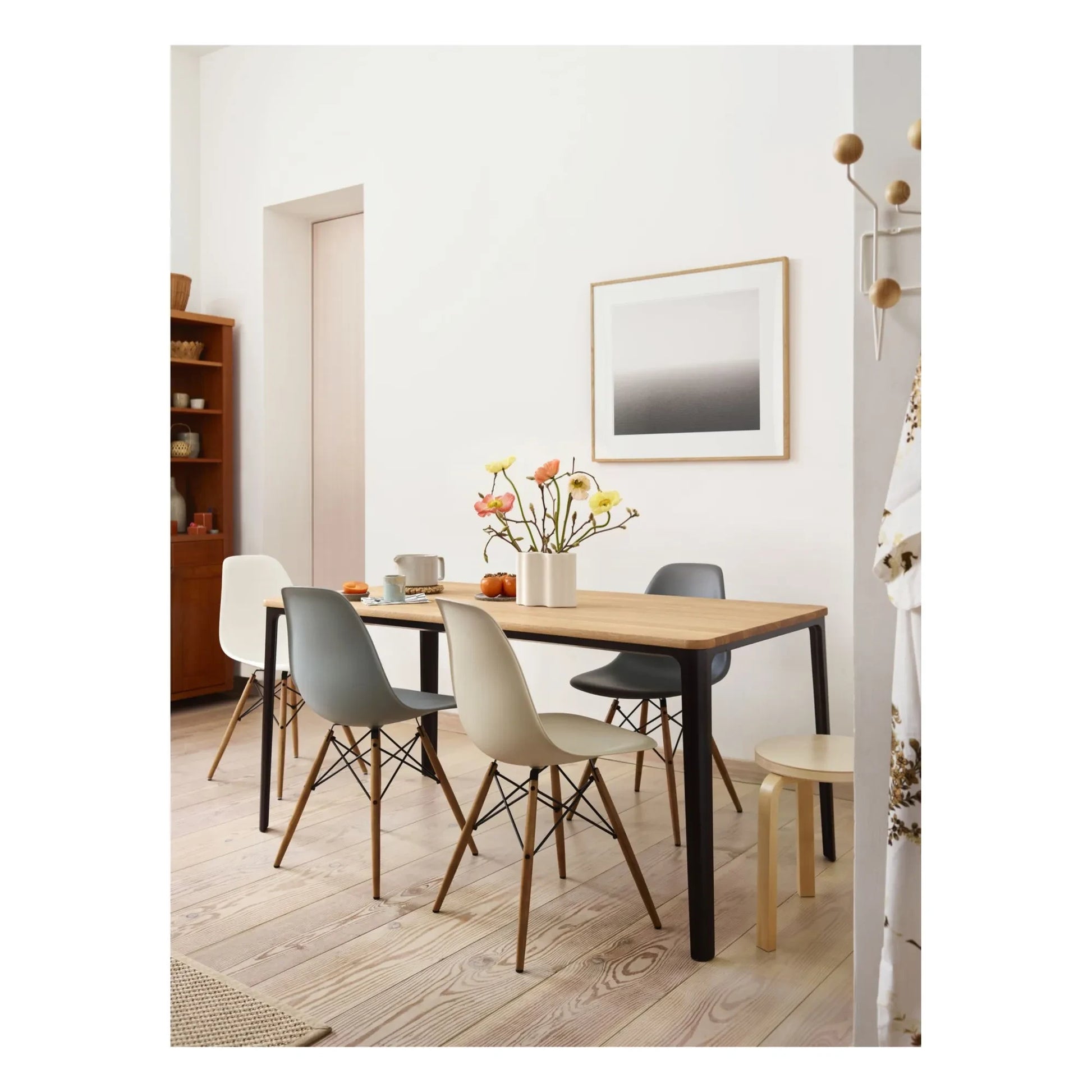 Vitra - DSW plastic chair - maple base - Charles &amp; Ray Eames | Granit