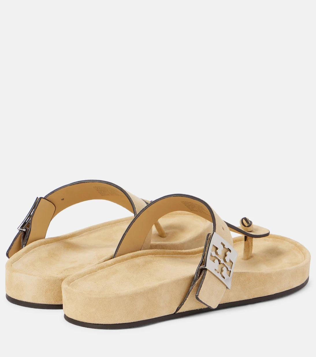 Tory Burch - Double T suede thong sandal