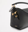 LOEWE Black Small Leather Featherlight Puzzle Top-Handle Bag