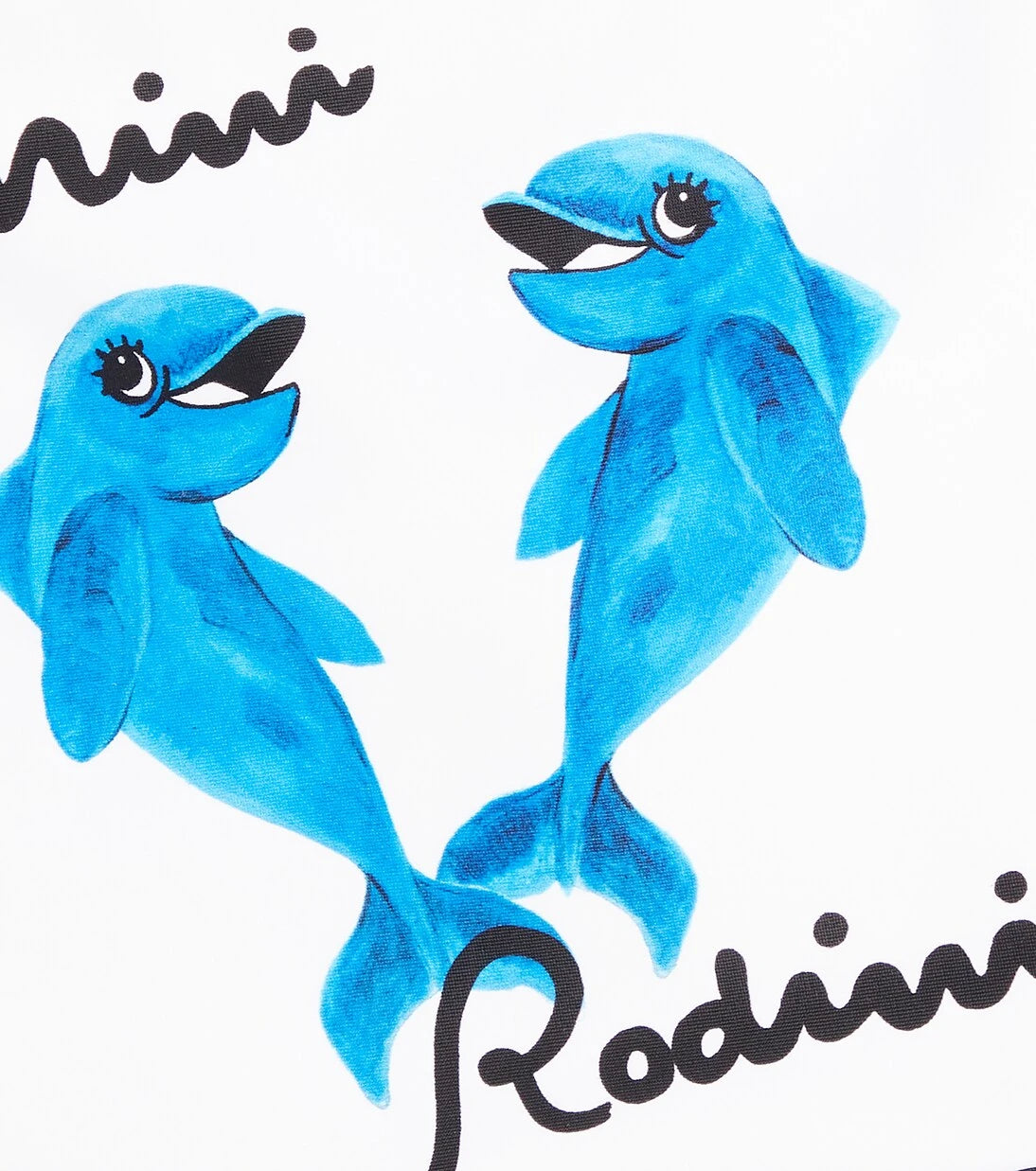 Mini Rodini - Dolphins ruffled swimsuit
