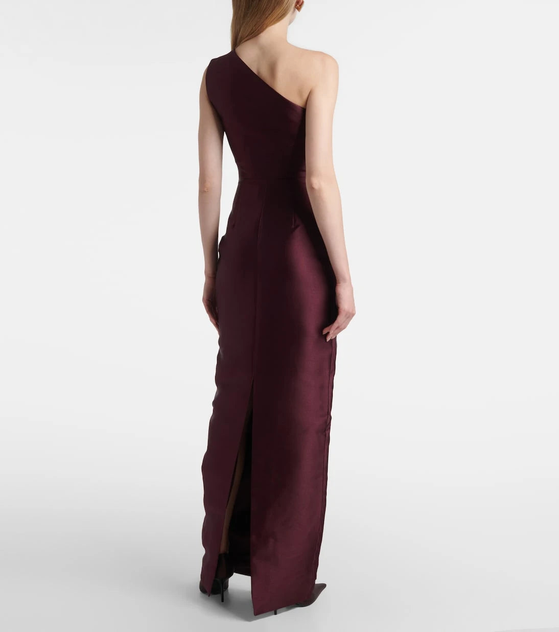 Solace London - Kira gathered twill gown