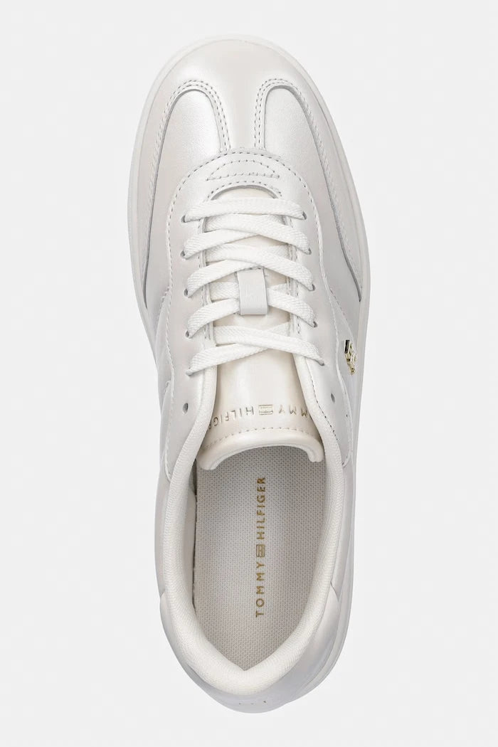 Tommy Hilfiger TH HERITAGE SHINY SNEAKER дамски кожени маратонки