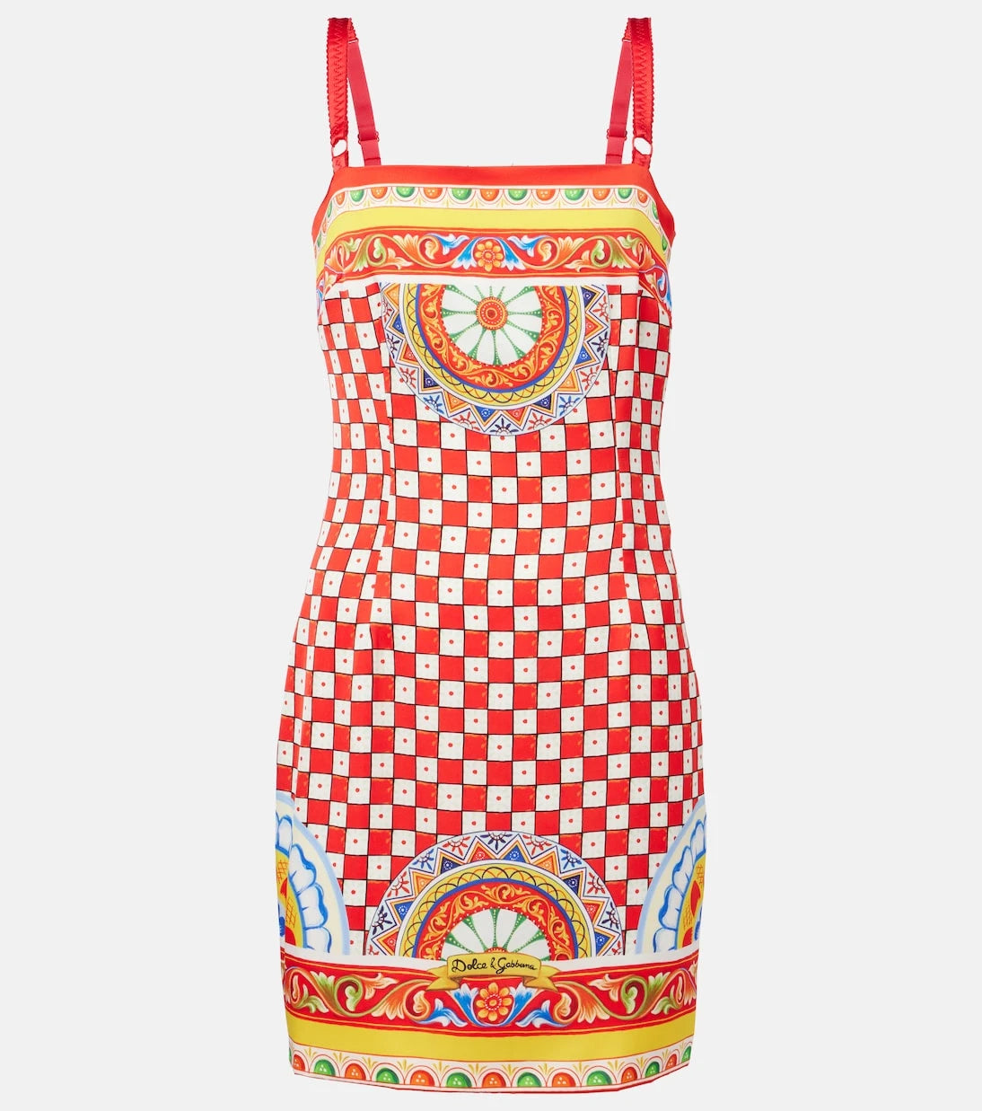 Dolce&Gabbana - Taormina printed silk-blend minidress