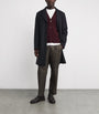 Sandro Paris Blue Wool-Blend Apollo Overcoat