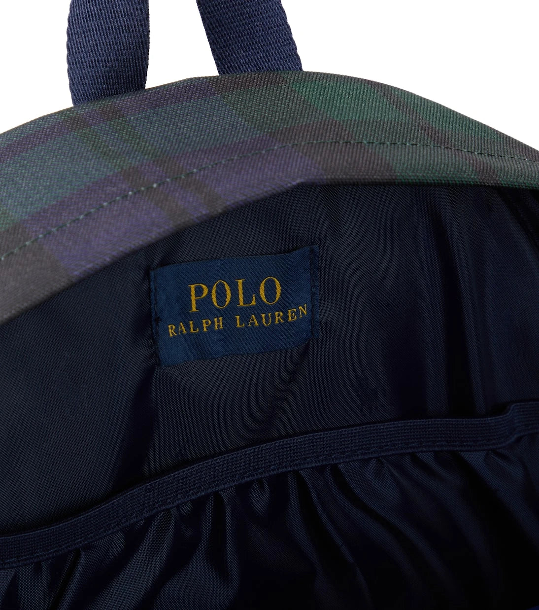 Polo Ralph Lauren Kids - حقيبة ظهر كاروهات بنقشة دب بولو