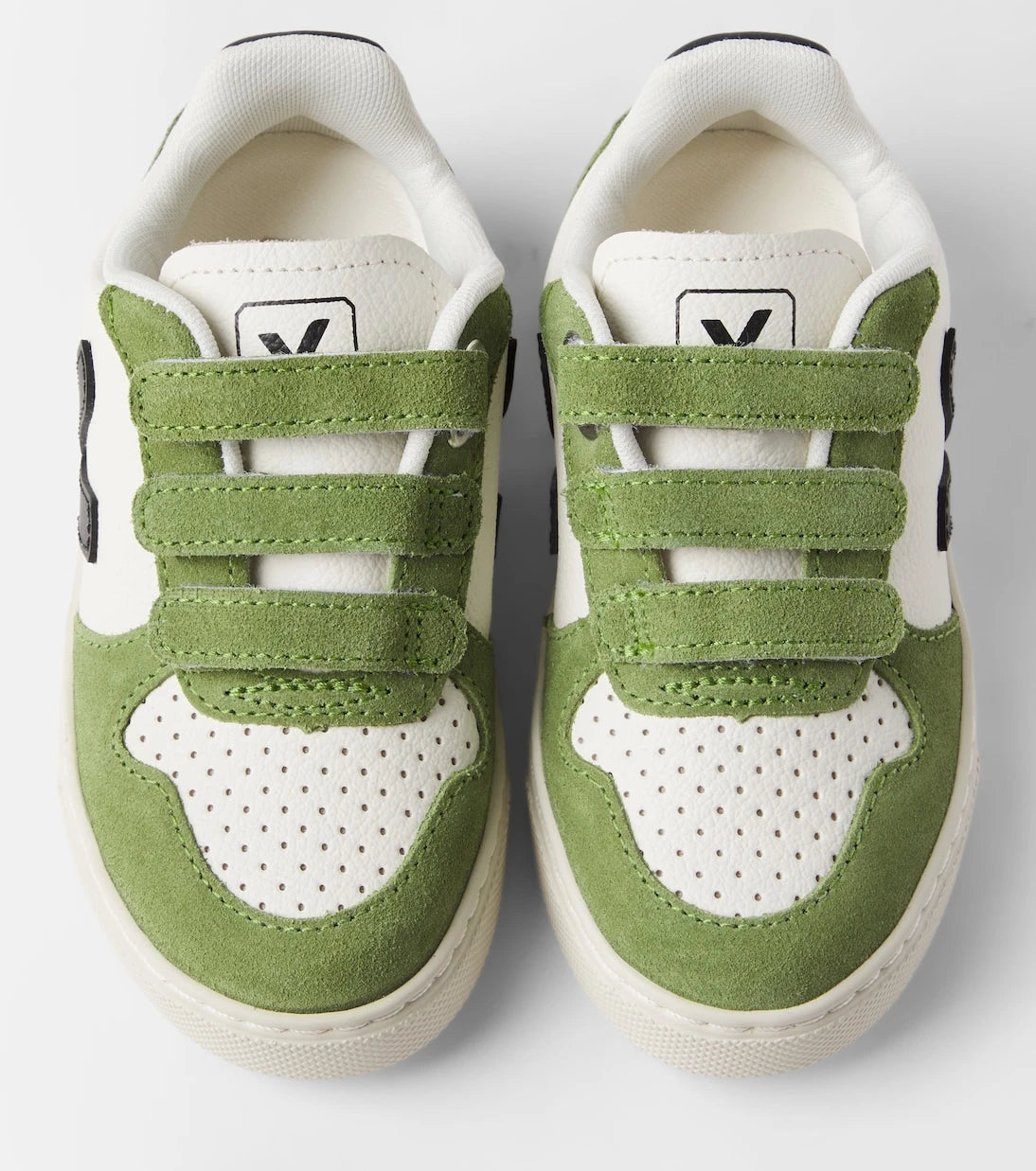 Veja Kids - V-10 leather sneakers