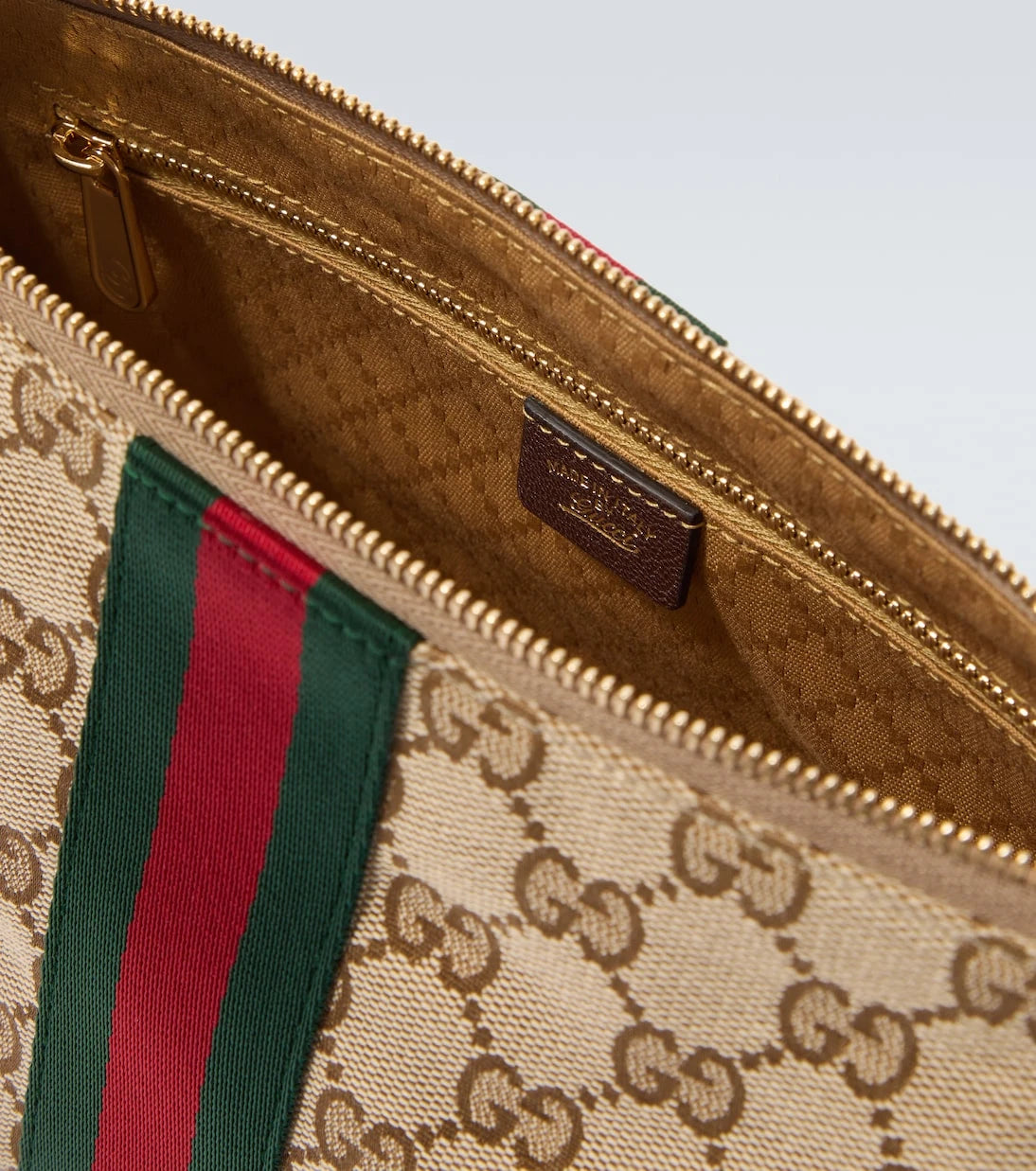 Gucci - GG Canvas Small pouch with strap