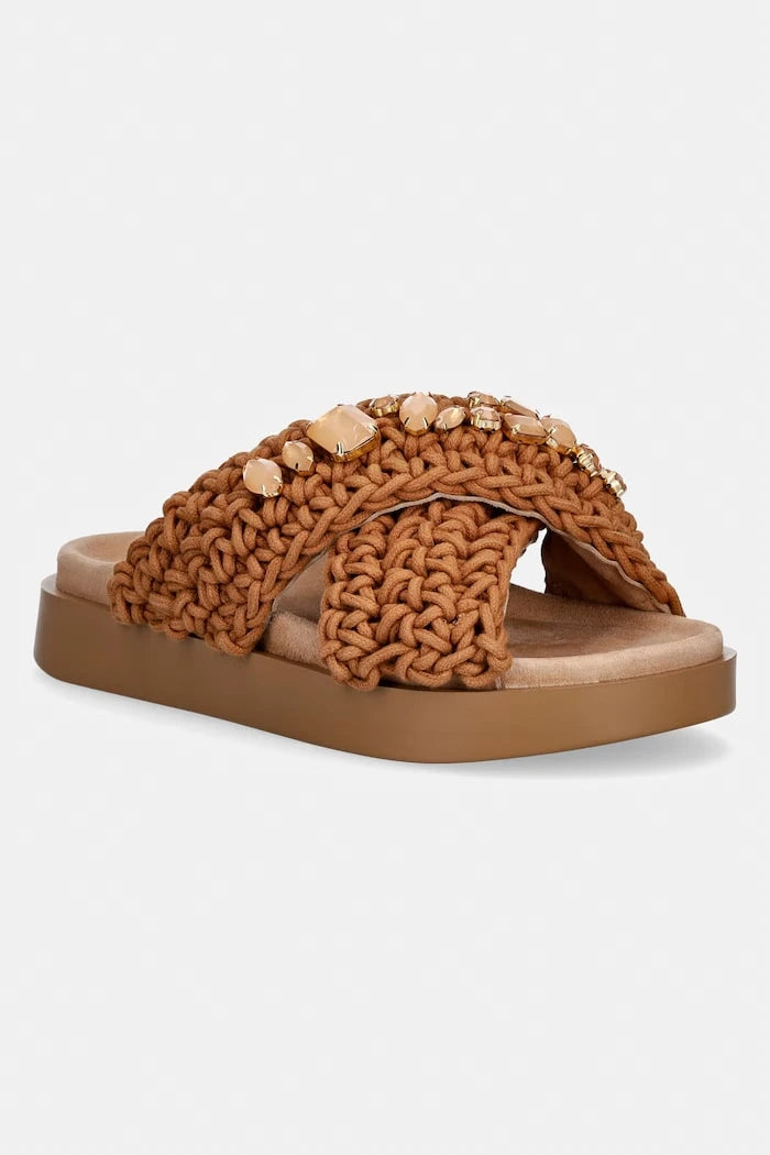 Inuikii Kadın Woven Stones Terlik