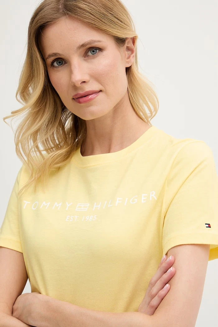 Tommy Hilfiger pamuklu kadın tişört