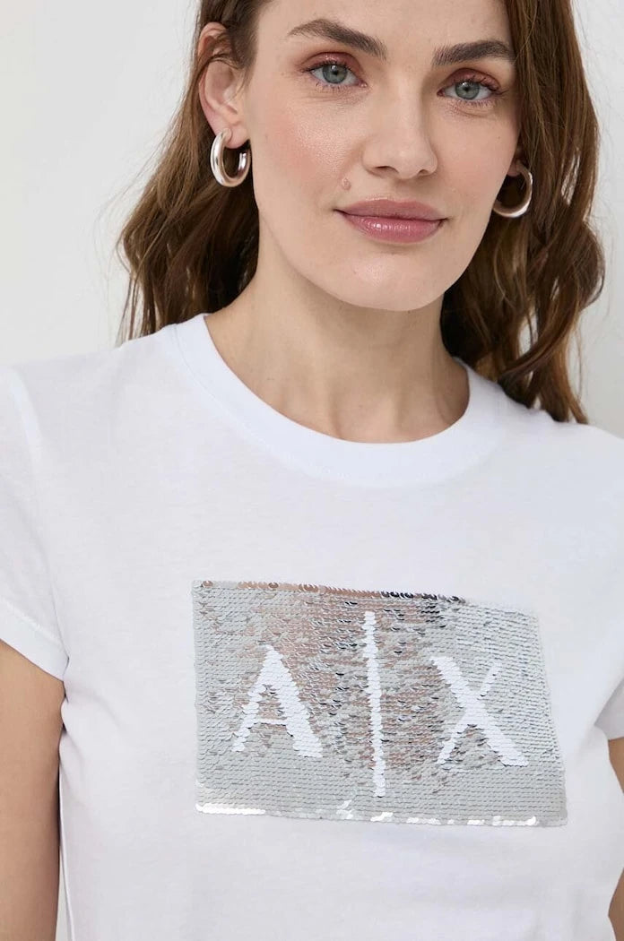 Pamuklu Tişört Armani Exchange